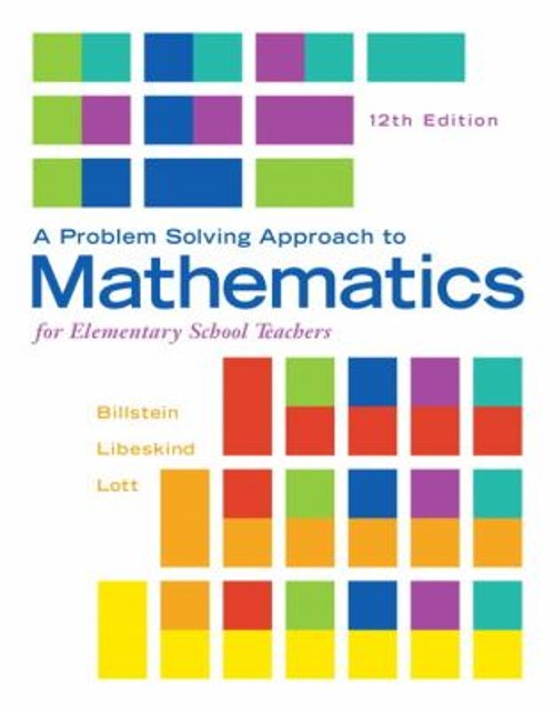 A Problem Solving Approach to Mathematics for Elementary School T