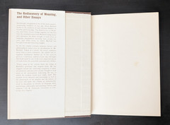 The Rediscovery of Meaning and Other Essays by Owen Barfield (1977, Hardcover)
