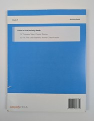Amplify CKLA Unit 1 and Unit 2 Activity Book Grade 3 Set of 2
