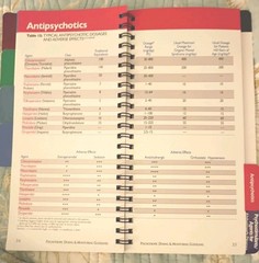 Black Book Of Psychotropic Dosing Monitoring DeBattista Spiral Index Guide