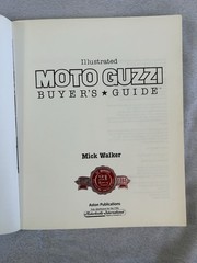 VTG MOTO GUZZI Illustrated Buyer’s Guide Mick Walker Motorcycles PAPERBACK BOOK