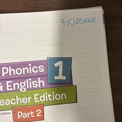 BJU Grade 1 Phonics and English 1 Teacher Edition – Two Volumes, Fourth Edition