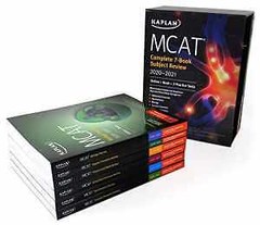 MCAT Complete 7-Book Subject Review – Paperback, by Kaplan Test Prep – Good