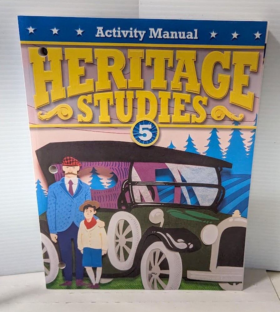 BJU Press Heritage Studies Grade 5 Activity Manual Brand New FREE SHIPPING !!!