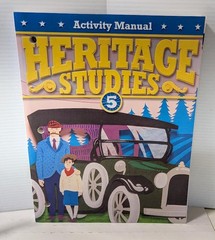 BJU Press Heritage Studies Grade 5 Activity Manual Brand New FREE SHIPPING !!!