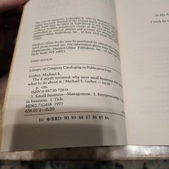 “The E-Myth Revisited” by Michael Gerber Money Investing Business Why Most Small
