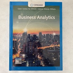 Business Analytics – Hardcover By Camm, Jeffrey D. – BRAND NEW – US SELLER