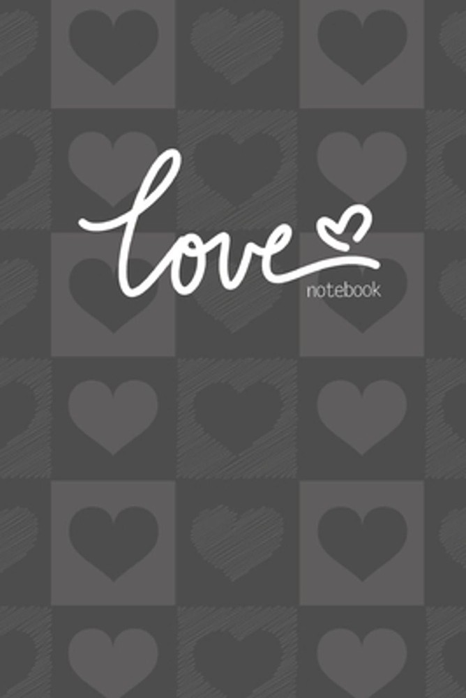 Love Notebook, Blank Write-in Journal, Dotted Lines, Wide Ruled, Medium (A5) 6 x