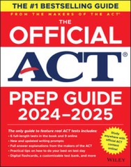 The Official ACT Prep Guide 2024-2025, (Book Online Course) By ACT – VERY GOOD
