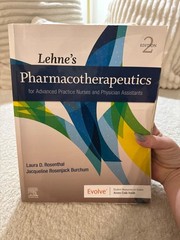 Lehne’s Pharmacotherapeutics for Advanced Practice Nurses and Physician…