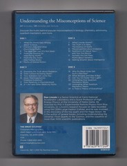UNDERSTANDING THE MISCONCEPTIONS OF SCIENCE 4-DVD set + Book SEALED Great course