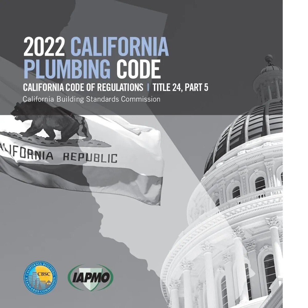 2022 California PLUMBING code – Looseleaf – New Sealed