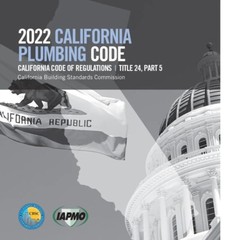 2022 California PLUMBING code – Looseleaf – New Sealed