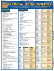 Medical Terminology: The Body (Quickstudy: Academic) – Pamphlet – GOOD