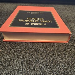 Manual of Lower Extremities Orthotics Hardcover 1977 2nd Printing Miles Anderson