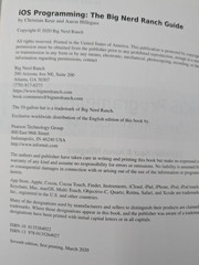 iOS Programming: The Big Nerd Ranch Guide (7th Edition) – Paperback – GOOD