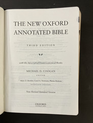 New Oxford Annotated Bible with the Apocrypha, NRSV. 3rd Edition. Leather. 9714A