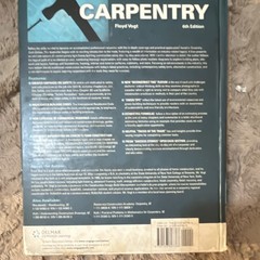 Carpentry 6th Edition Floyd Vogt Delmar Cengage Learning Hardcover Construction