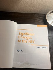 NEC 2005 NFPA 70 National Electrical Code & Significant Changes Book Lot Tabs