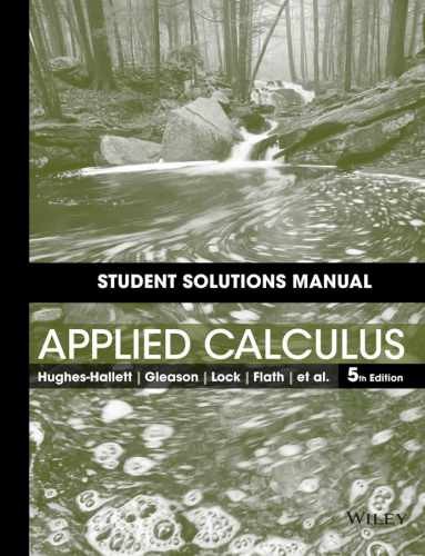 Student Solutions – Paperback, by Hughes-Hallett Deborah; Gleason – Very Good y
