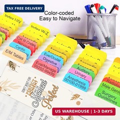 Index Tabs for CPT 2025/2026 Professional Edition. Color-Coded and Laminated Tab