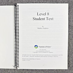 Essentials in Writing 8 Student book w/ Answer Key, 4 DVDs Matthew Stephens 2019