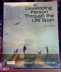 The Developing Person Through the Life Span – 12th edition Loose Leaf– NEW!!!