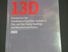 NFPA 13D Standard for Installation of Sprinkler Systems in 1 & 2 USA STOCK