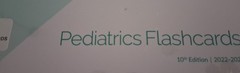 MedStudy Pediatrics Flashcards 10th Edition 2022-2023 BRAND NEW Factory Sealed