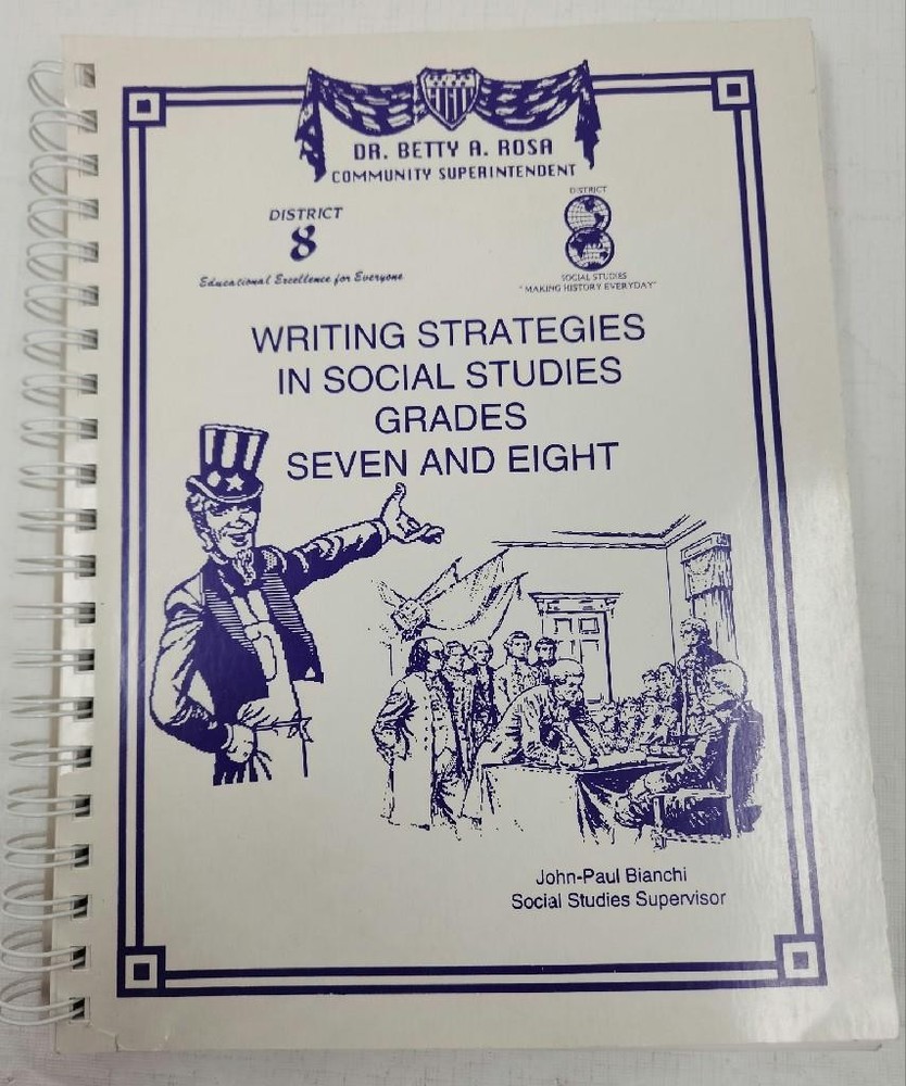 District 8 Writing Strategies in Social Studies Grades 7 and 8