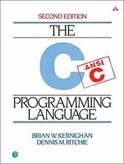 C Programming Language, 2nd Edition – Paperback, by Brian W. Kernighan – Good
