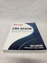 Gleim CMA Review Part 1 Financial Planning Analytics 2022 Edition