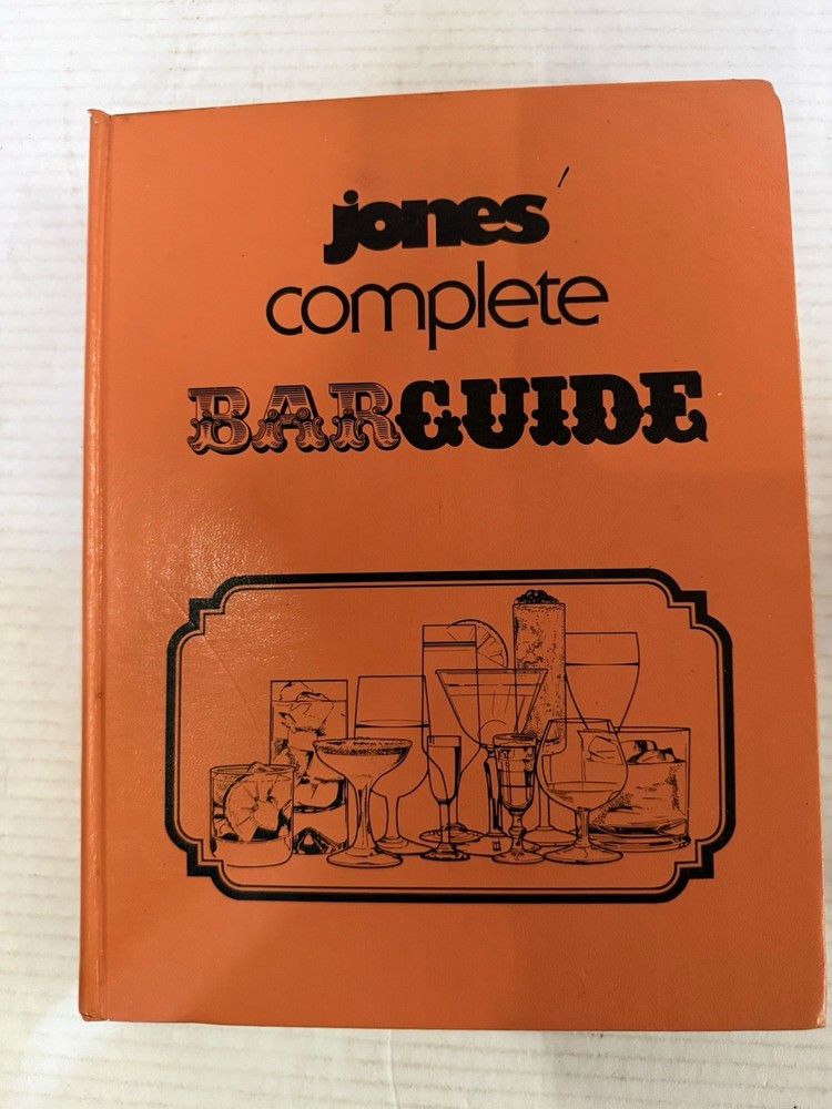 Jones’ Complete Barguide by Stan Jones (Hardcover, 1977) [Bar Guide] Very Rare