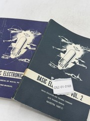 Basic Electronics Vol 1 & 2 Vintage Educational Book Set – GOOD