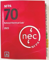 NFPA 70 NEC 2023 National Electrical Code Softbound book HIIGHLITED AND TABBED