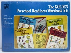 Vintage 1977 Golden Readiness Workbook Preschool Reading Kit SEALED BRAND NEW