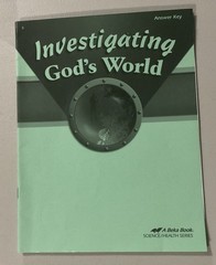 USED Abeka 5th Grade Investigating God’s World Science Book Set 4th Ed – 5 Books
