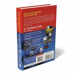 A+ certification 2nd Edition Study Guide Hardcover Book (NO CD-ROM INCLUDED)
