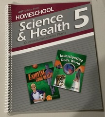 USED Abeka 5th Grade Investigating God’s World Science Book Set 4th Ed – 5 Books
