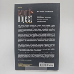 Word & Object by Willard Van Orman Quine | New Edition PB UNMARKED TEXT VG+