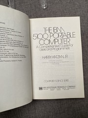 The IBM 5100 Portable Computer Comprehensive Guide Katzan Hardcover 1977