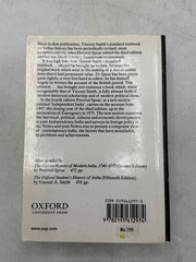 Oxford History of India Vincent Smith Percival Spear 1981 Fourth Edition