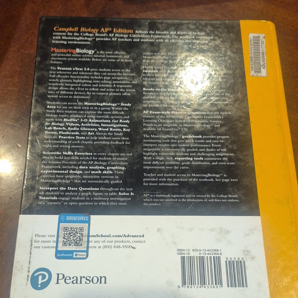 Campbell Biology AP Edition Eleventh Edition Hardcover by Urry et al Pearson