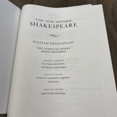 New Oxford Shakespeare Ser.: New Oxford Shakespeare: Modern Critical Edition…