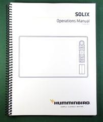 Humminbird Solix Instruction Manual: Full Color 288 Pages & Protective Covers!