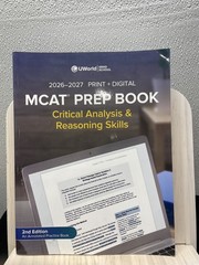 UWorld 2026-2027 MCAT Prep Books Set of 8 Books (No Digital Code) Books Only