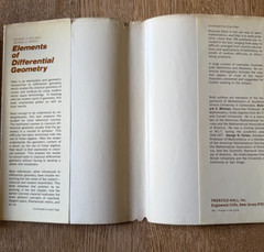 Elements of Differential Geometry – Richard Millman & George Parker – HC/DJ/VG