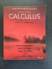 Calculus: Seventh edition