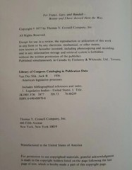 American Legislative Processes – Jack R. Van Der Slik – Excellent Condition