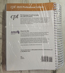 CPT Professional Edition 2025 by American Medical Association (2024, Spiral)